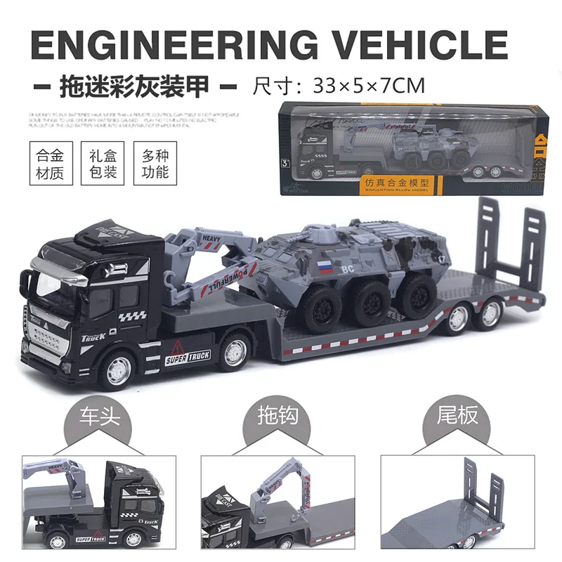 1:50 Scale Military Flatbed Transport Model 11 1:50 Scale Military Flatbed Transport Model - Image 11