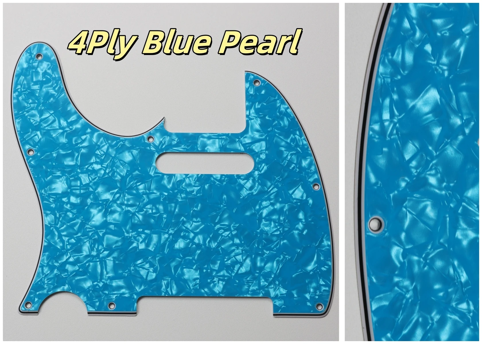 Left-Handed Telecaster Pickguard 3-Ply/4-Ply Options 16 Left-Handed Telecaster Pickguard 3-Ply/4-Ply Options - Image 16