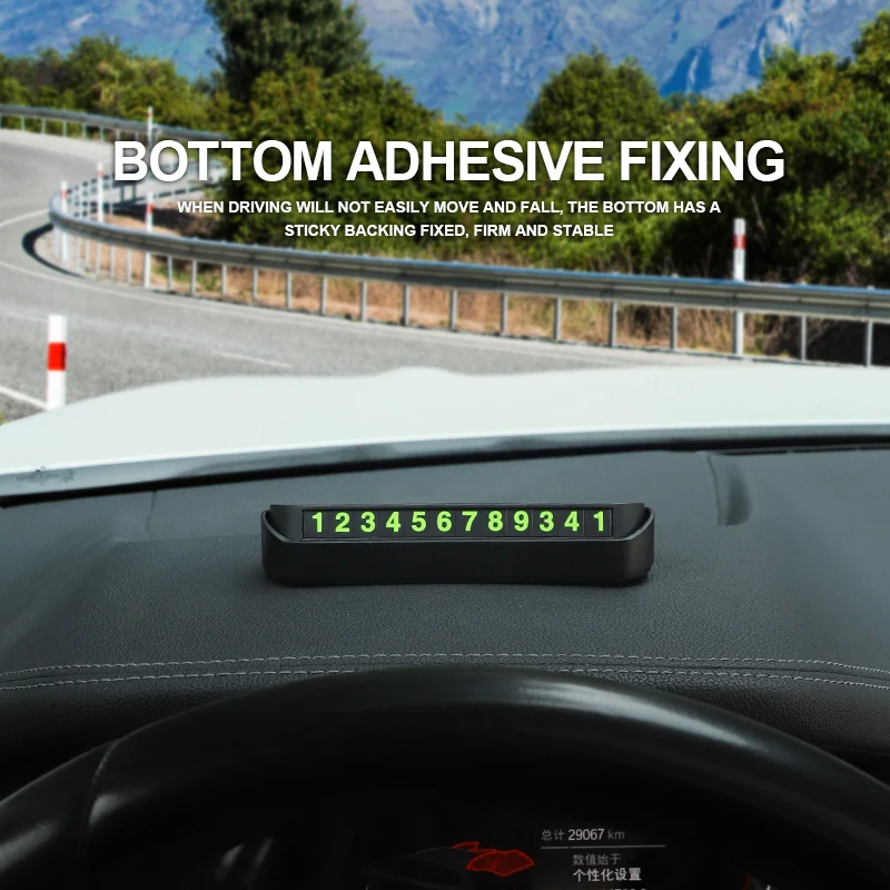 Black LED Numeric Parking Card for Vehicles 5 Black LED Numeric Parking Card for Vehicles - Image 5