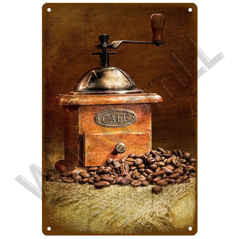 Coffee Themed Tin Sign Collection 20x30 cm 21 Coffee Themed Tin Sign Collection 20x30 cm - Image 21