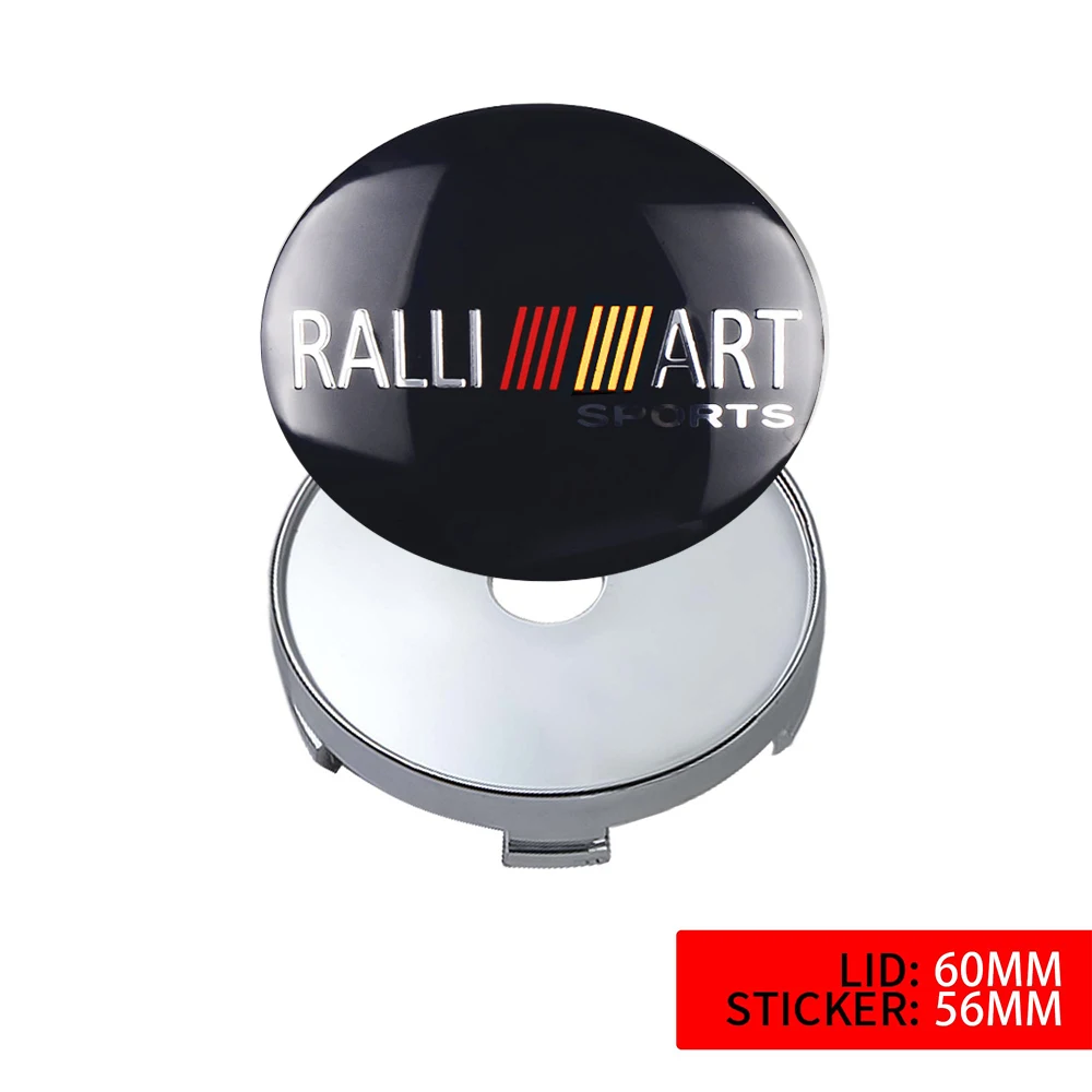 Mitsubishi Wheel Hub Cap Stickers Set 2 Mitsubishi Wheel Hub Cap Stickers Set - Image 2