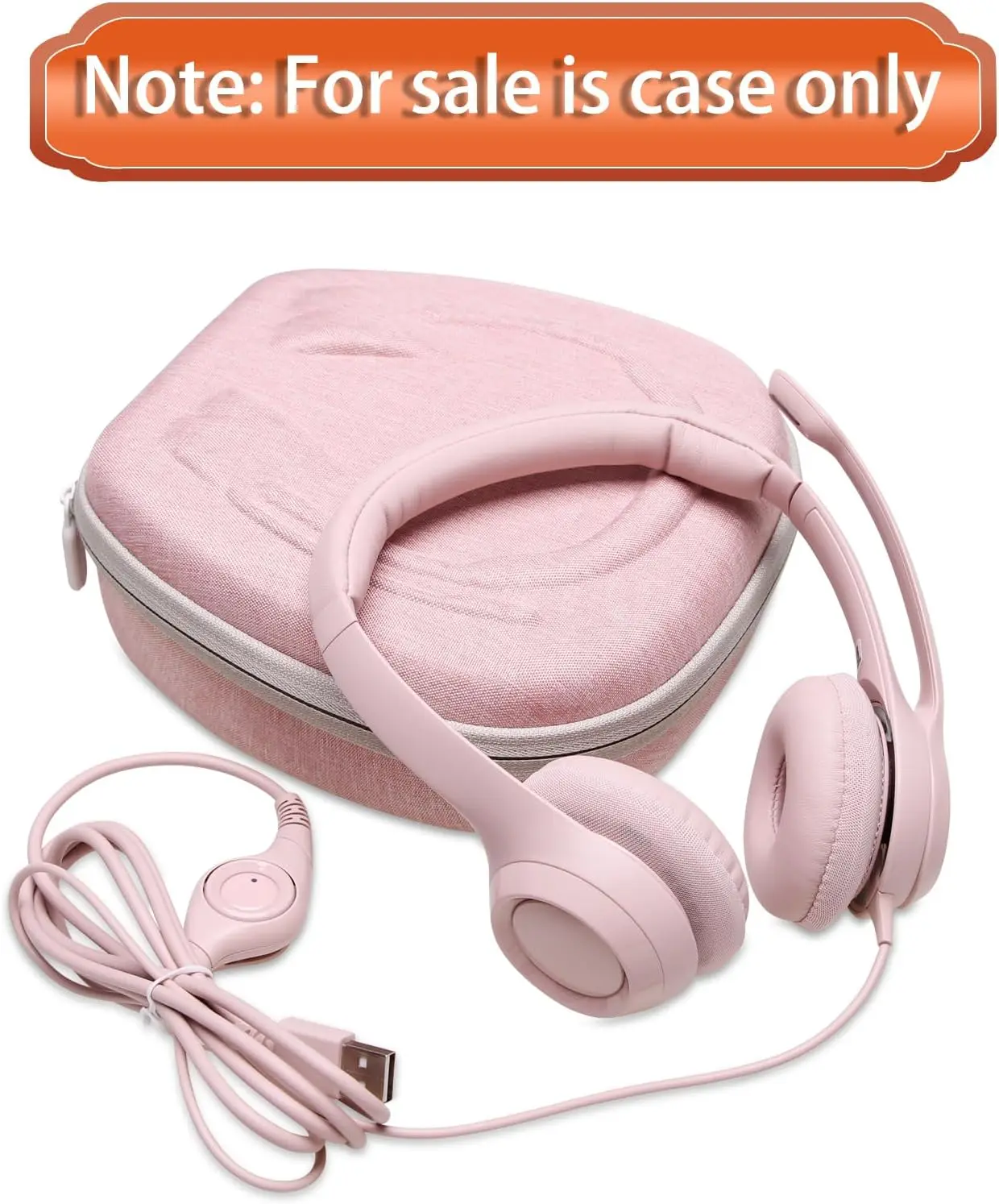 Light Grey EVA Headphone Case for Logitech & Jabra 1 Light Grey EVA Headphone Case for Logitech & Jabra