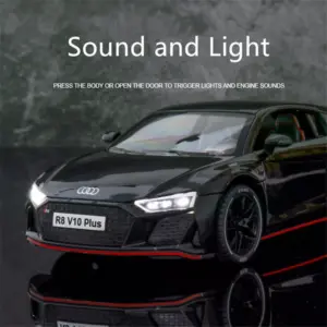 Audi R8 1:24 Diecast Model in Black 14 Sac16a163160f4065baa8d4ed5019d08c3