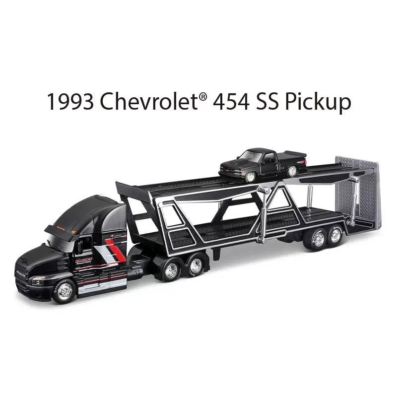 Vivid Yellow 1:64 Die-Cast Semi-Truck Set 8 Vivid Yellow 1:64 Die-Cast Semi-Truck Set - Image 8