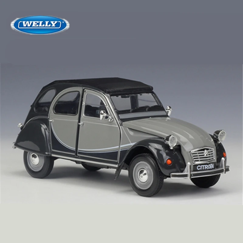 Citroen 2CV 6 Charleston 1:24 Diecast Model 7 Citroen 2CV 6 Charleston 1:24 Diecast Model - Image 7