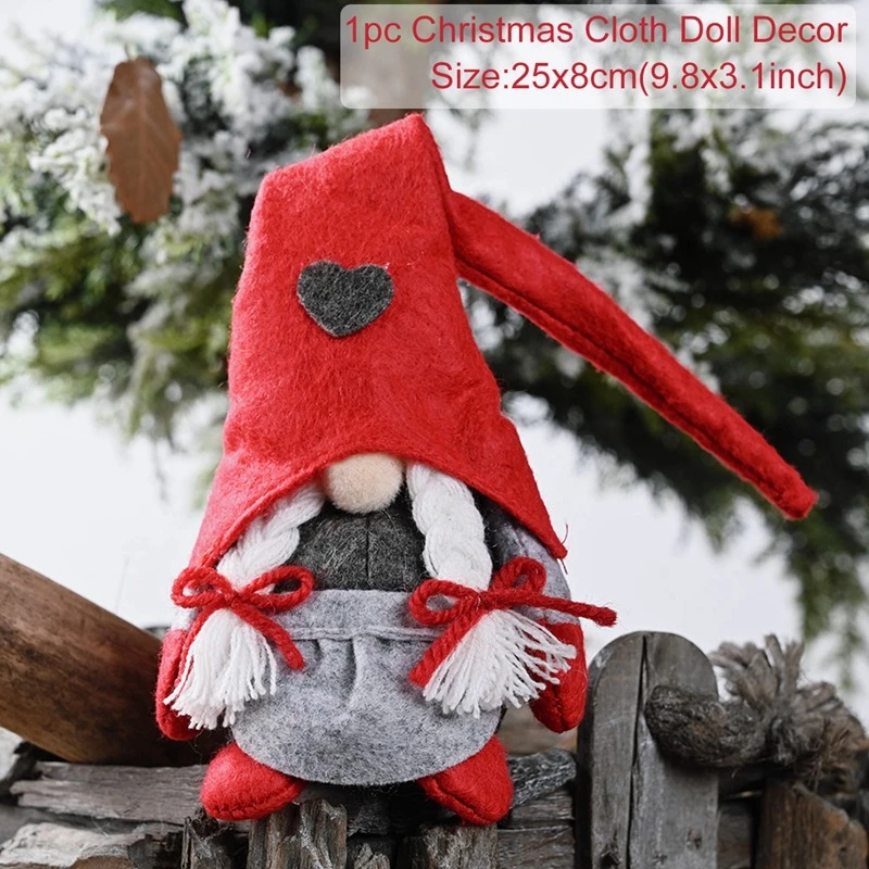 Faceless Santa Christmas Decor Dolls 20x16x8 cm 17 Faceless Santa Christmas Decor Dolls 20x16x8 cm - Image 17