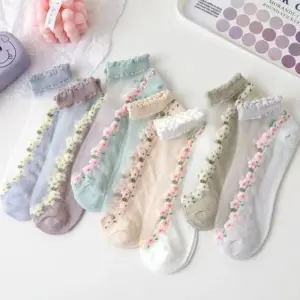 Set of 5 Japanese Short Socks for Women 17 Sad7d0b383eda44578ccce3accac87ac17
