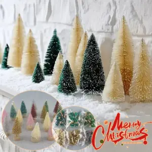 Mini Christmas Tree Set for Holiday Decor 12 Sada5e6b558234952907b838733bbe3eaC