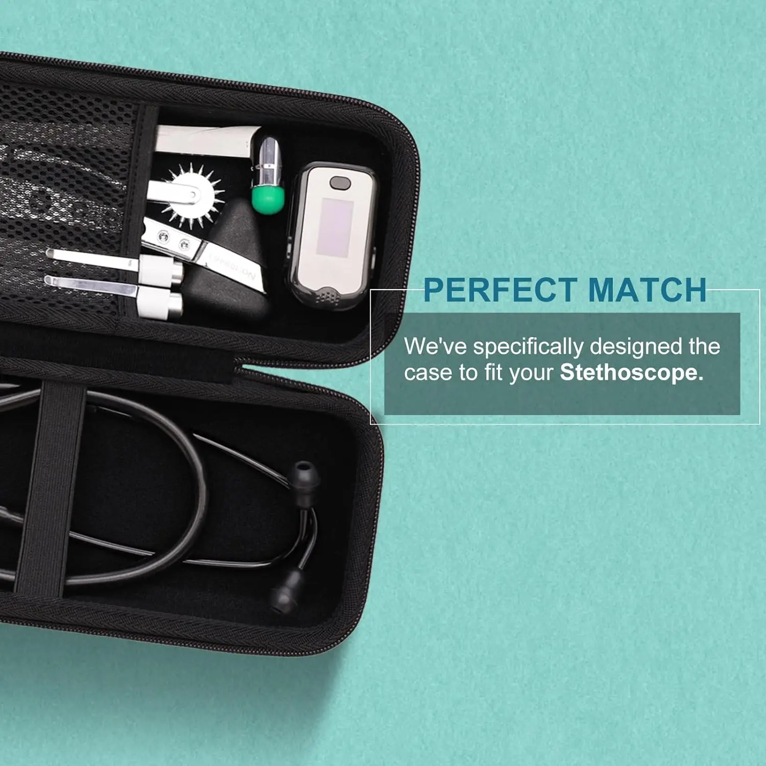 Bright Orange Stethoscope Case for Professionals 4 Bright Orange Stethoscope Case for Professionals - Image 4