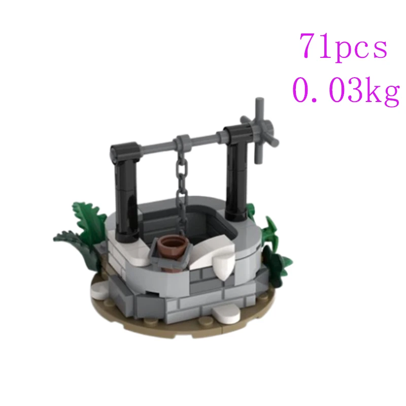 Rustic Building Block Scene Set for Creative Enthusiasts 4 Rustic Building Block Scene Set for Creative Enthusiasts - Image 4