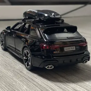 Audi RS6 Avant Wagon 1:32 Diecast Model in Black 19 Saecbd71d8c0e498ba11e13e4ea002cd13
