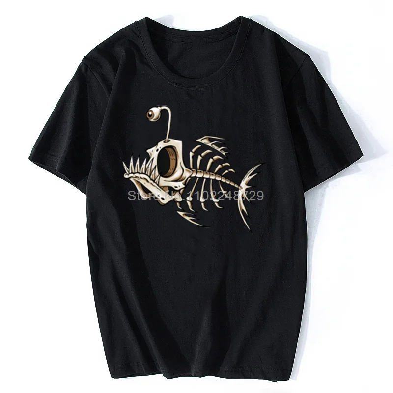 Bold Skeletal Fish Graphic T-Shirt for Men 10 Bold Skeletal Fish Graphic T-Shirt for Men - Image 10