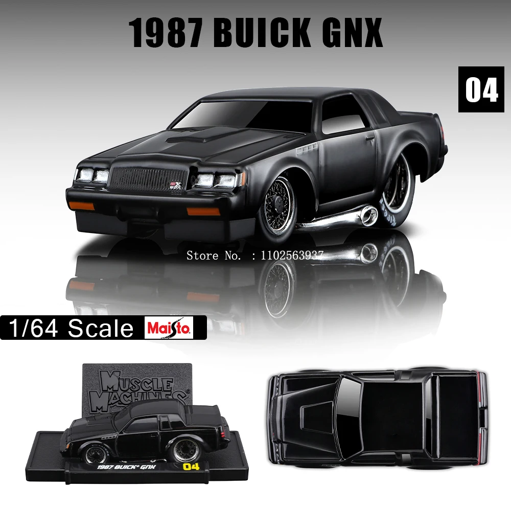 Maisto 1:64 Black Muscle Car Collection 7 Maisto 1:64 Black Muscle Car Collection - Image 7