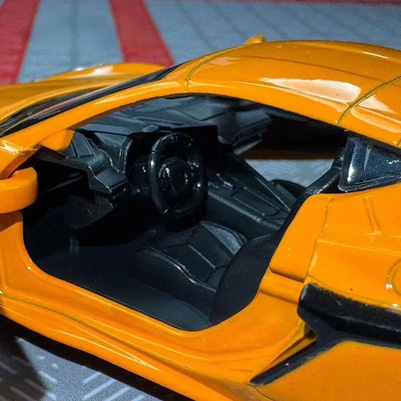 Vibrant Blue Chevrolet Corvette Z06 Model 1:36 Scale 5 Vibrant Blue Chevrolet Corvette Z06 Model 1:36 Scale - Image 5