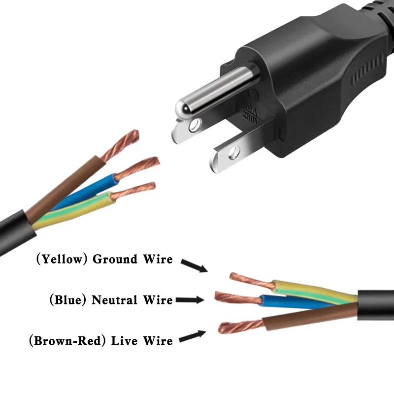 EU/US Power Cord 1.5m 16A Copper Wire 4 EU/US Power Cord 1.5m 16A Copper Wire - Image 4