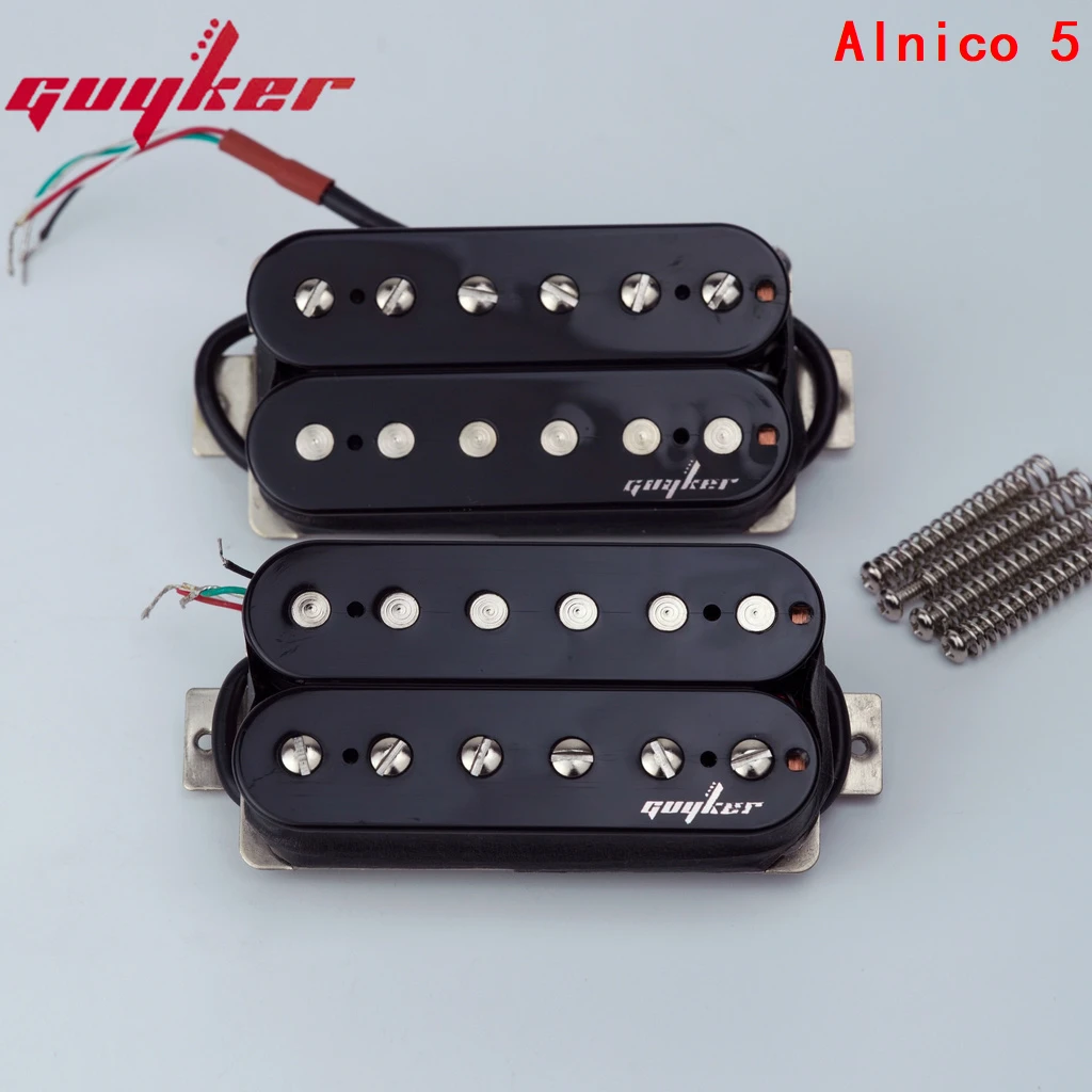 Black Ceramic Humbucker Pickup Set for Electric Guitars 9 Black Ceramic Humbucker Pickup Set for Electric Guitars - Image 9