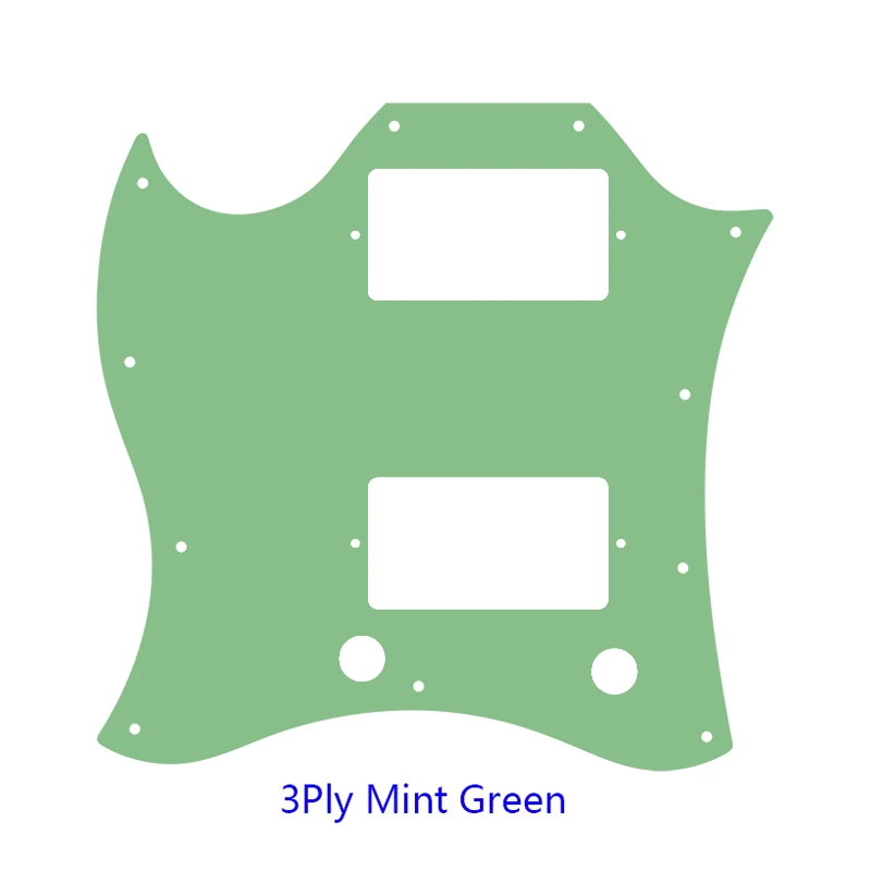Left-Handed SG Guitar Pickguard for PAF Humbuckers 13 Left-Handed SG Guitar Pickguard for PAF Humbuckers - Image 13