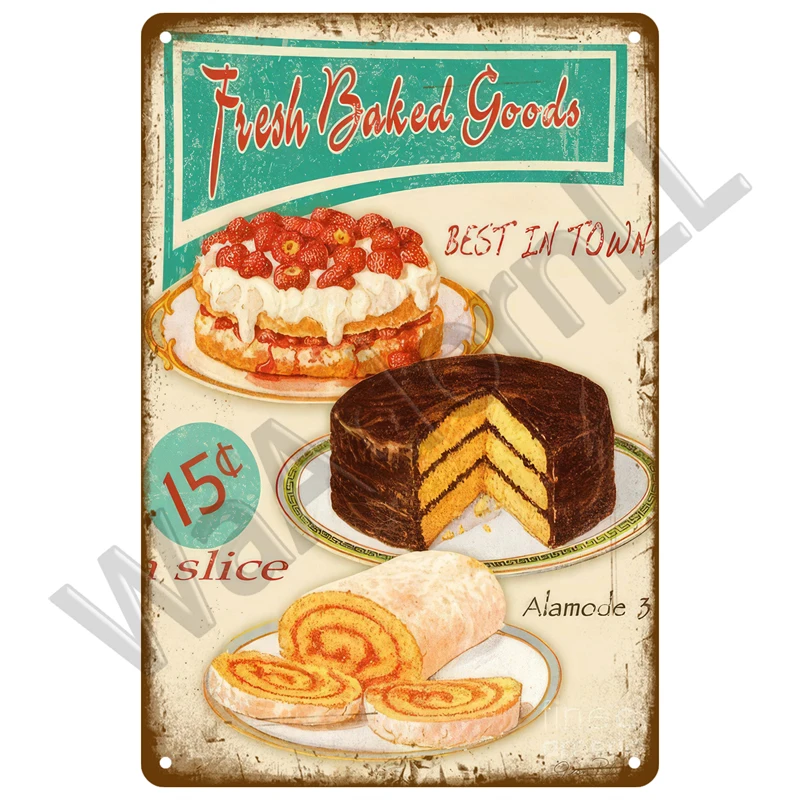 Vintage Metal Pizza Sign for Home Decor 30 Vintage Metal Pizza Sign for Home Decor - Image 30