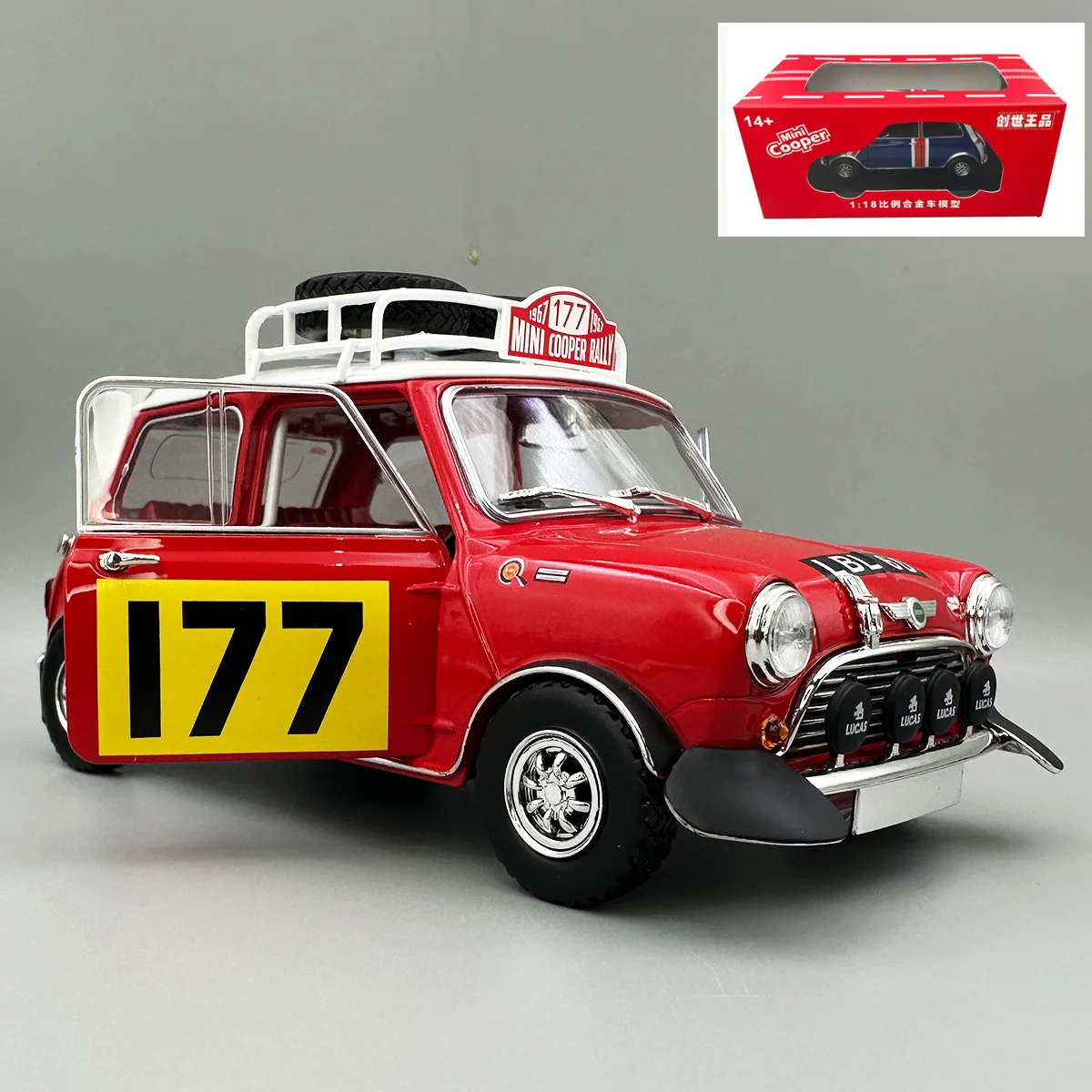 1:18 Mini Cooper MK1 Rally Diecast Model 9 1:18 Mini Cooper MK1 Rally Diecast Model - Image 9