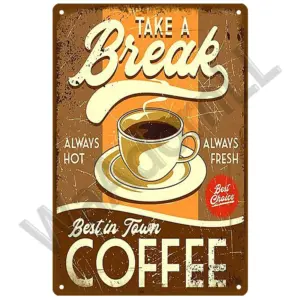 Coffee Themed Tin Sign Collection 20x30 cm 40 Sb088a541214340ff81db523ca9009b7aX