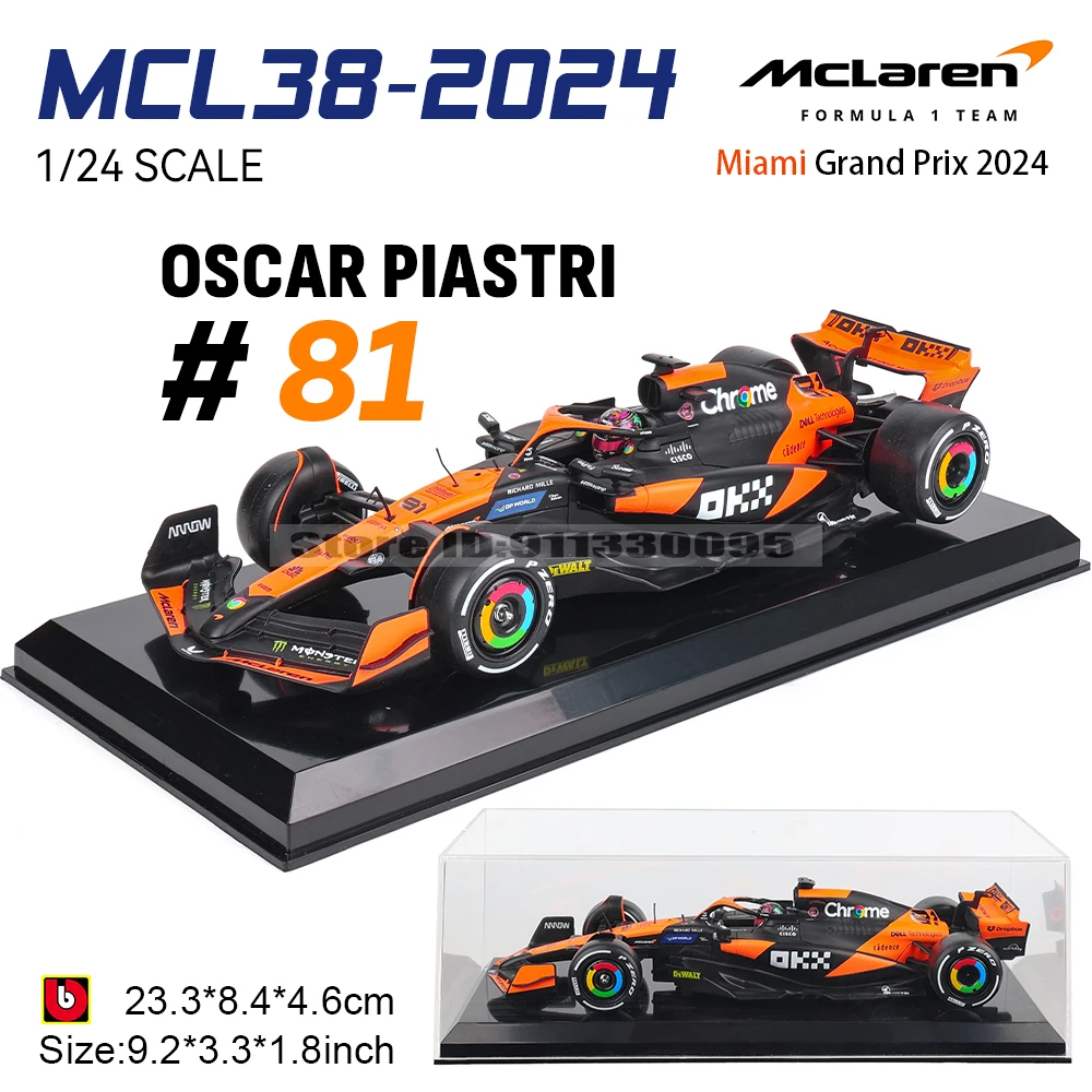McLaren F1 Team 1:24 Die-Cast Model Car 5 McLaren F1 Team 1:24 Die-Cast Model Car - Image 5