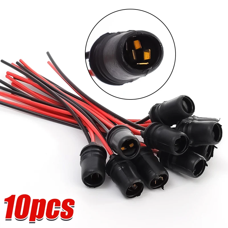 T10 W 5W Auto Light Socket Connectors Set 8 T10 W 5W Auto Light Socket Connectors Set - Image 8