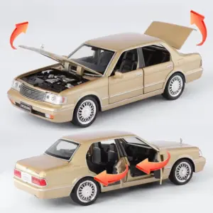 1:32 Scale Toyota Crown S130 Diecast Model with Sound and Lights 13 Sb1563afc2aea4b7e90f4a0ee0bf63f3bQ