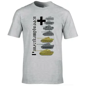 Men’s WW2 German Tank Graphic Oversized T-Shirt 11 Sb16105e1f0d24153a3e082481c68b5e86