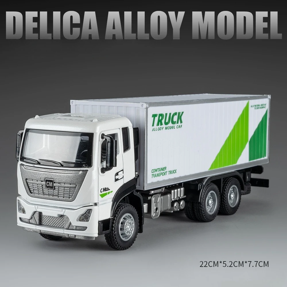 1:32 Scale Alloy Container Truck with Sound 10 1:32 Scale Alloy Container Truck with Sound - Image 10