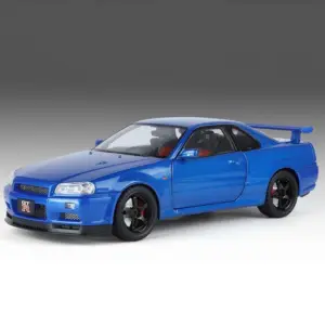 GTR GT-R R34 Skyline 1:18 Scale Diecast Model 18 Sb1e04cf5a5a7495088dcca8a52624cf4D