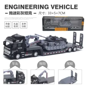 1:50 Scale Military Flatbed Transport Model 23 Sb20fe53ea952470880e96fa4ba4c38faf