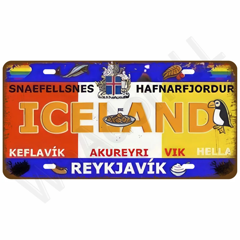 Retro Metal Sign Wall Art 15 x 30 cm 12 Retro Metal Sign Wall Art 15 x 30 cm - Image 12