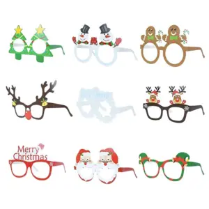 Festive Set of 9 Christmas Paper Glasses 13 Sb277118c8902448caba7894e7def2305Q