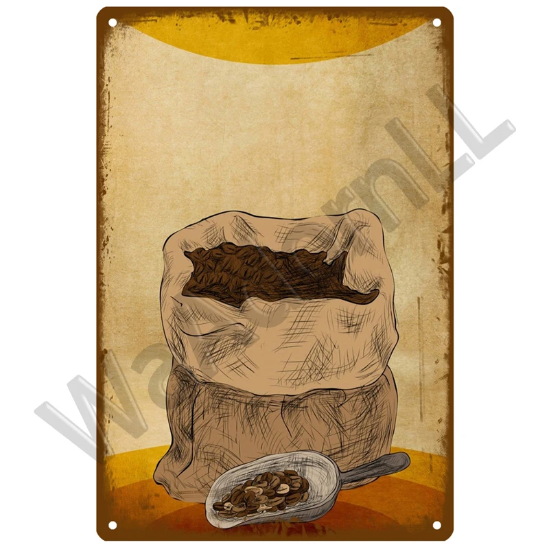 Coffee Themed Tin Sign Collection 20x30 cm 24 Coffee Themed Tin Sign Collection 20x30 cm - Image 24