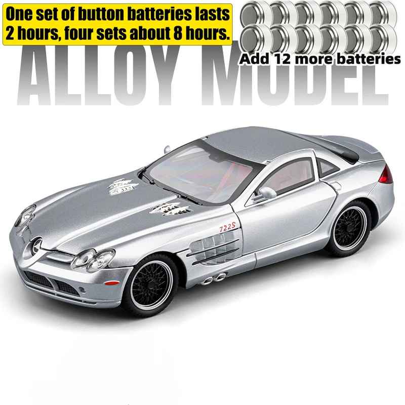 Mercedes-Benz SLR McLaren 722 S Roadster 1:24 Diecast Model 16 Mercedes-Benz SLR McLaren 722 S Roadster 1:24 Diecast Model - Image 16