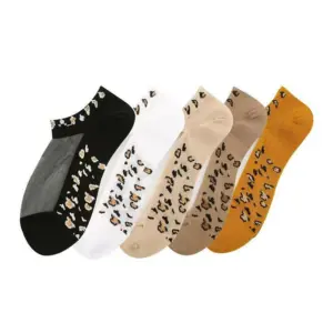 Set of 5 Japanese Short Socks for Women 18 Sb2b56be3984b49a0b74ae543808148255
