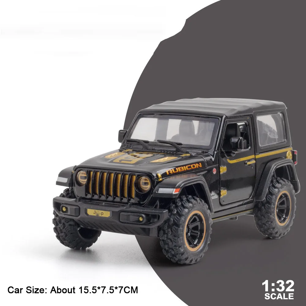 1:32 Diecast Jeep Wrangler Rubicon Model 7 1:32 Diecast Jeep Wrangler Rubicon Model - Image 7