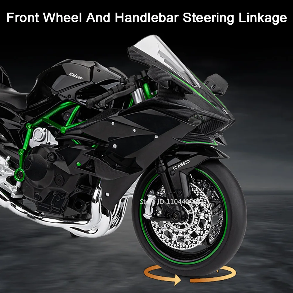 Kawasaki H2R 1:9 Scale Diecast Model 3 Kawasaki H2R 1:9 Scale Diecast Model - Image 3
