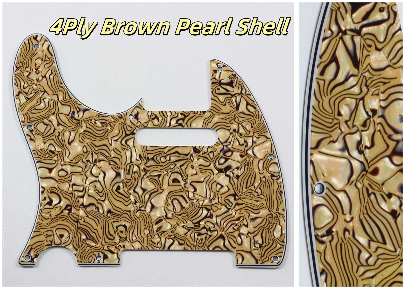 Left-Handed Telecaster Pickguard 3-Ply/4-Ply Options 34 Left-Handed Telecaster Pickguard 3-Ply/4-Ply Options - Image 34