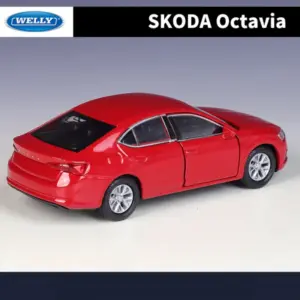 Vibrant Red Welly Skoda Octavia Miniature Model 11 Sb2ffad23f2174cc4b5f2ae6748b5eef6y