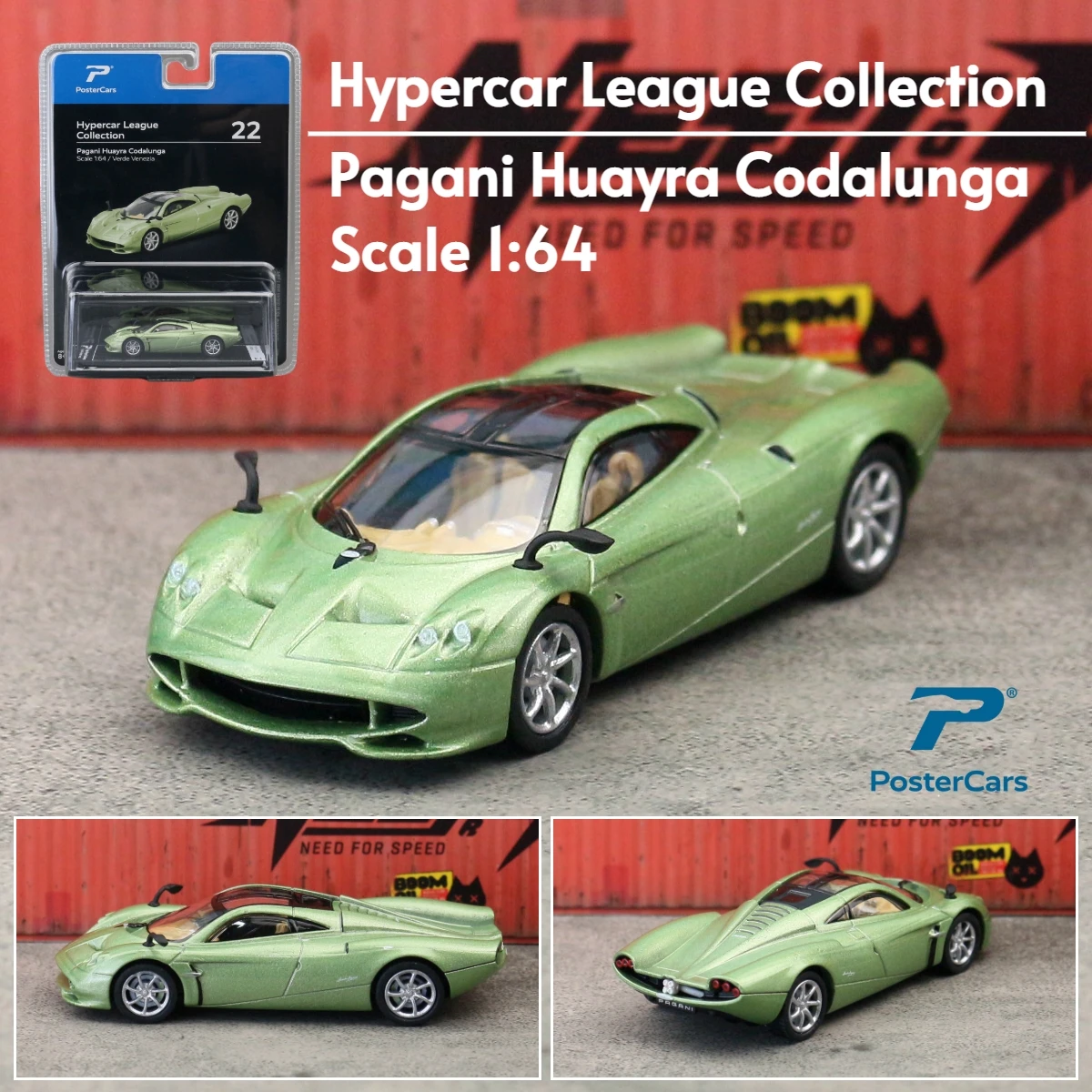 Pagani Huayra Codalunga 1:64 Diecast Model 7 Pagani Huayra Codalunga 1:64 Diecast Model - Image 7