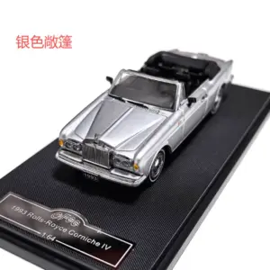 1:64 Silver Rolls-Royce Corniche IV Model