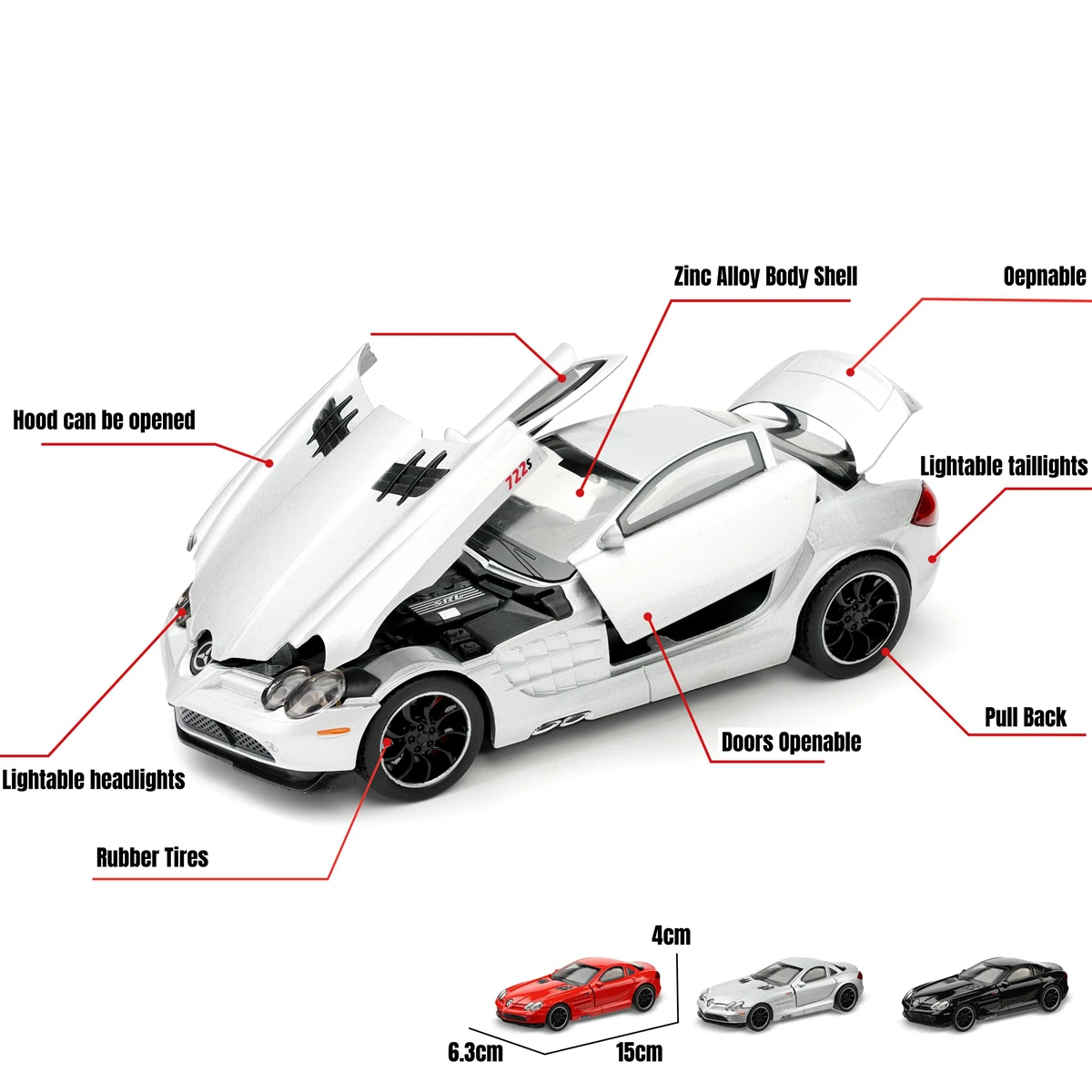 Mercedes-Benz SLR McLaren 722S Model 1/32 Scale 2 Mercedes-Benz SLR McLaren 722S Model 1/32 Scale - Image 2