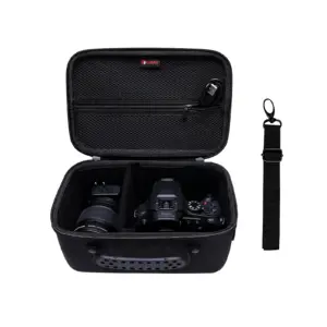 Black Shockproof Camera Case for Canon, Sony, Panasonic