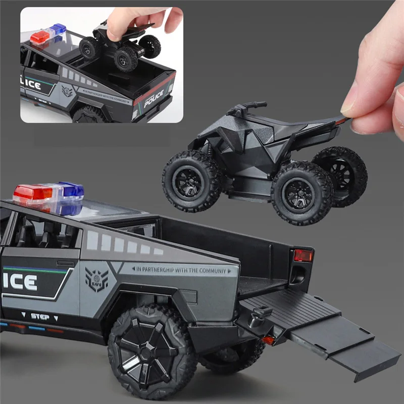 1:24 TESL Cyber truck diecast model 5 1:24 TESL Cyber truck diecast model - Image 5