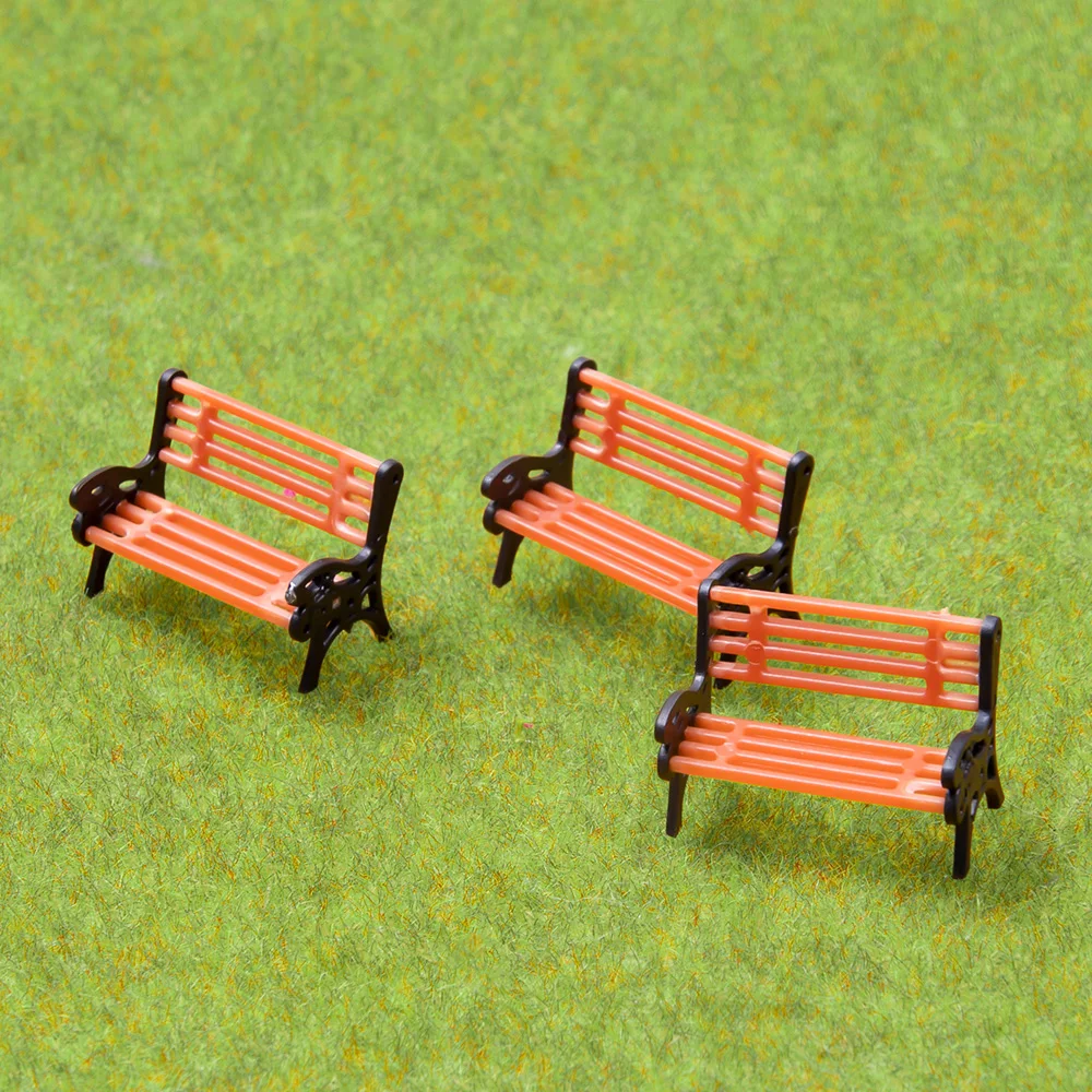 Vibrant Model Park Benches Set of 10 2 Vibrant Model Park Benches Set of 10 - Image 2
