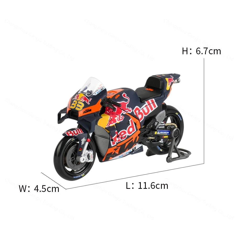 Red Bull KTM 2023 Motorcycle Model 1:18 Scale 4 Red Bull KTM 2023 Motorcycle Model 1:18 Scale - Image 4