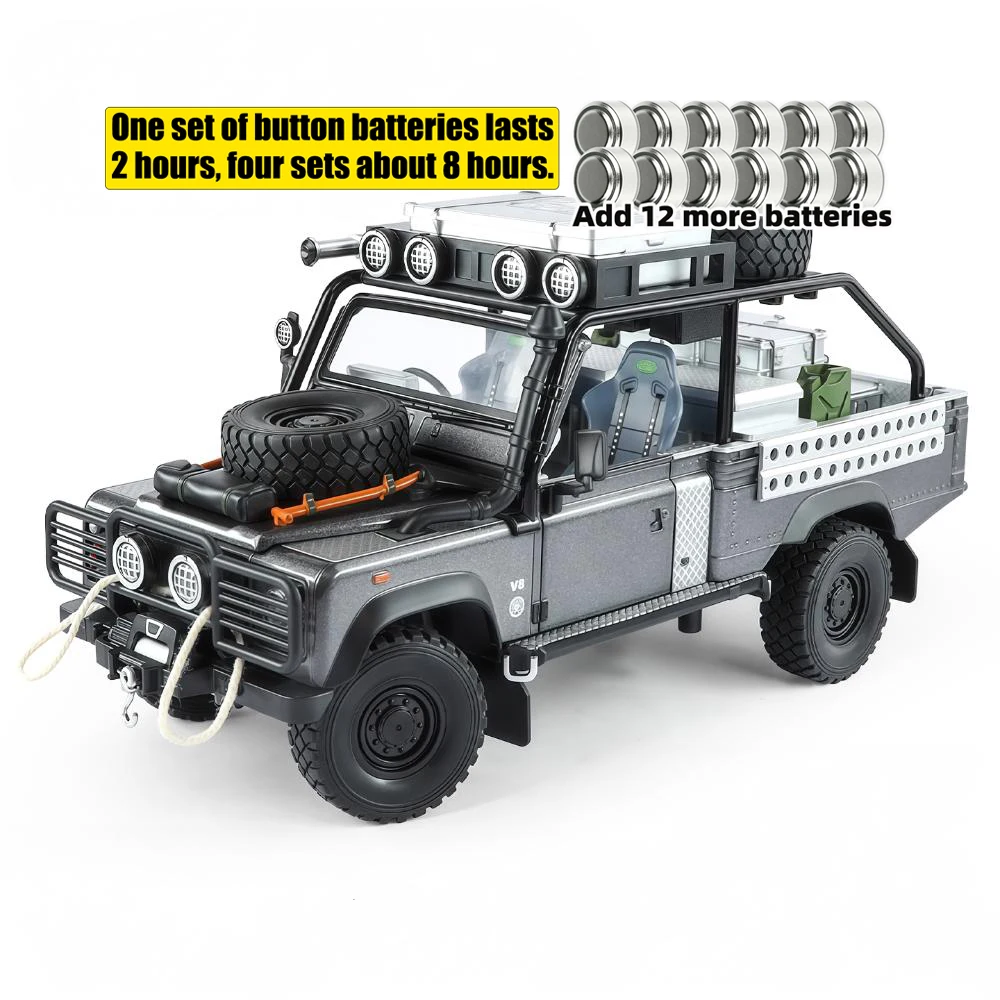 1:24 Land Rover Defender 90 Diecast Model 12 1:24 Land Rover Defender 90 Diecast Model - Image 12