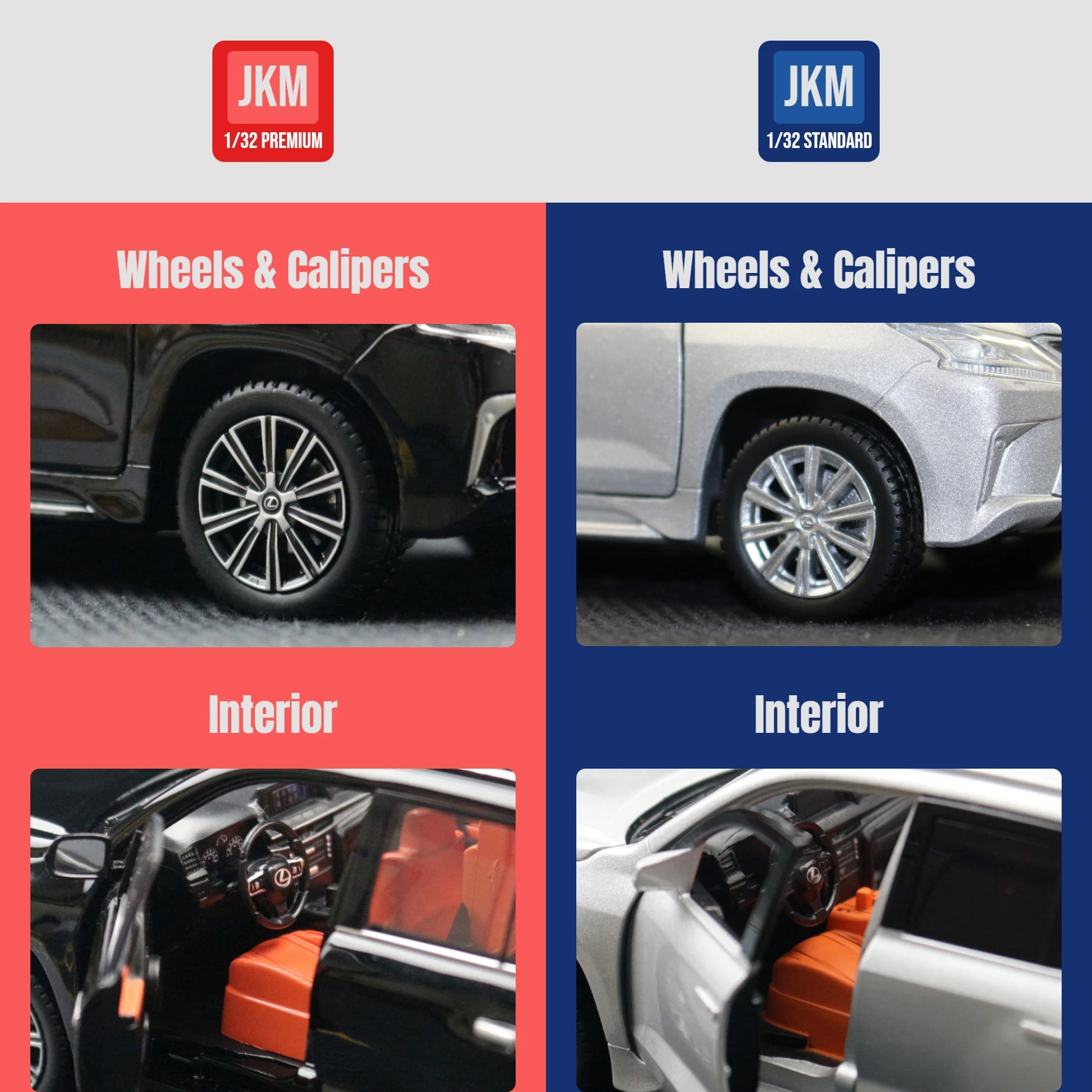 1:32 Lexus LX570 Diecast Model with Lights 4 1:32 Lexus LX570 Diecast Model with Lights - Image 4