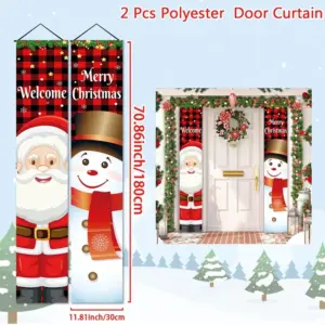 Festive Christmas Door Banner Set for 2024 52 Sb5a72b3e87bb417f86d780f10608394eR
